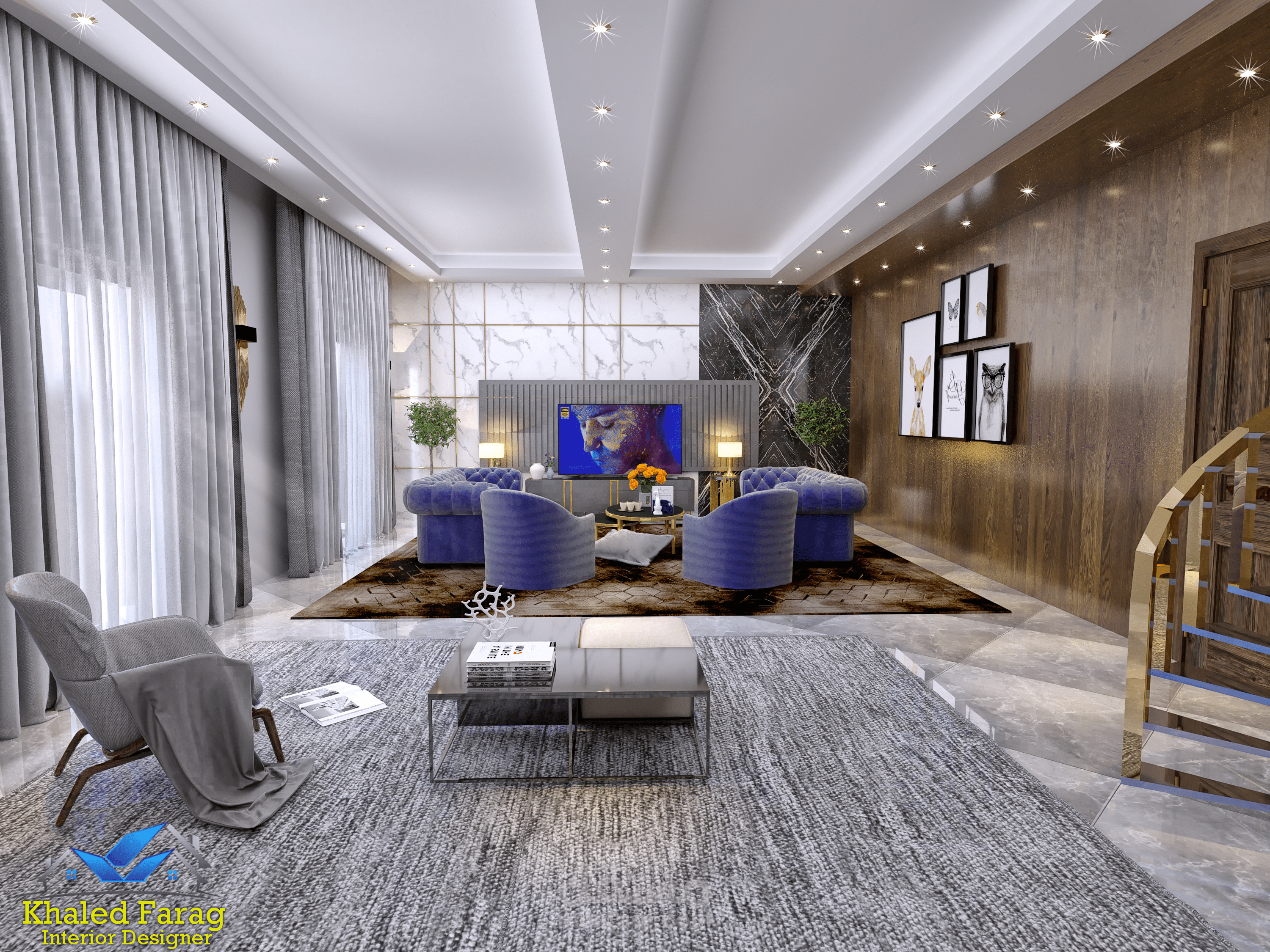 تصميم ريسبشن وسفرة