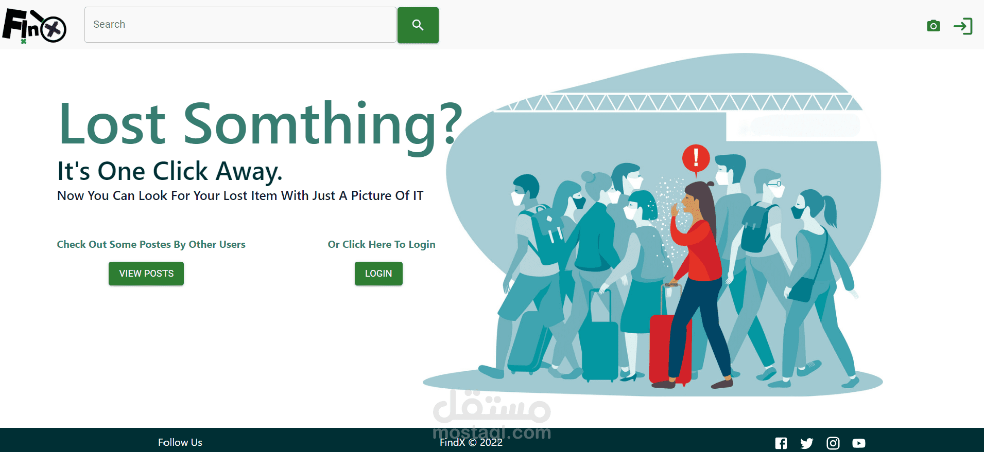 Find X موقع بحث عن مفقودات