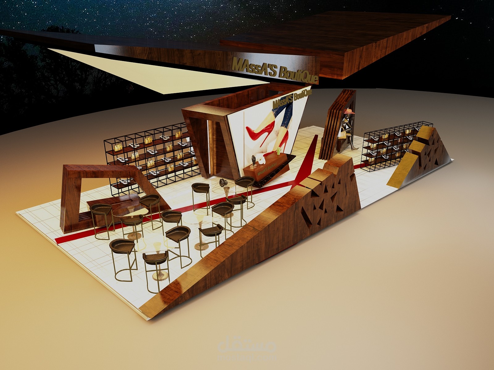 معرض أحذية وإكسسوارات نسائية