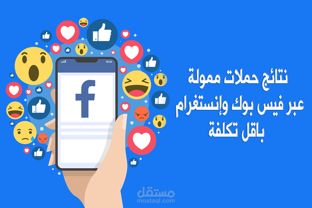 حملات إعلانية تفاعلات على فيس بوك و إنستغرام