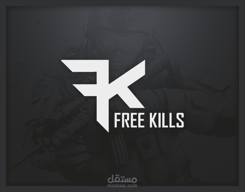 شعار فريق FK - GAMING LOGO