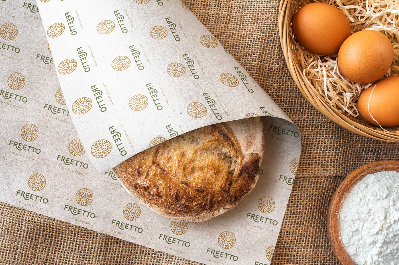 freetto italian restaurant | Branding