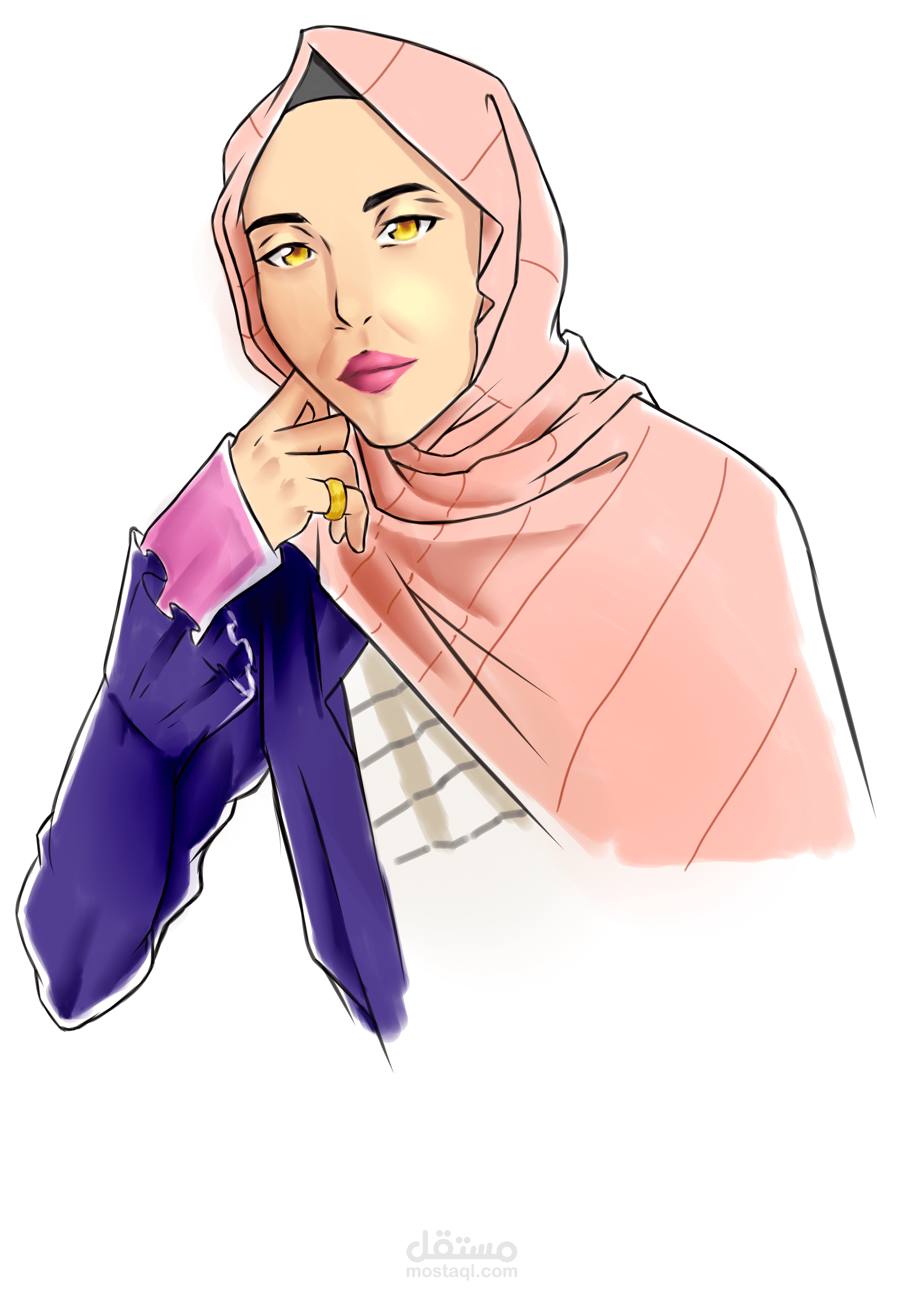 رسم الاشخاص باسلوب الانمي