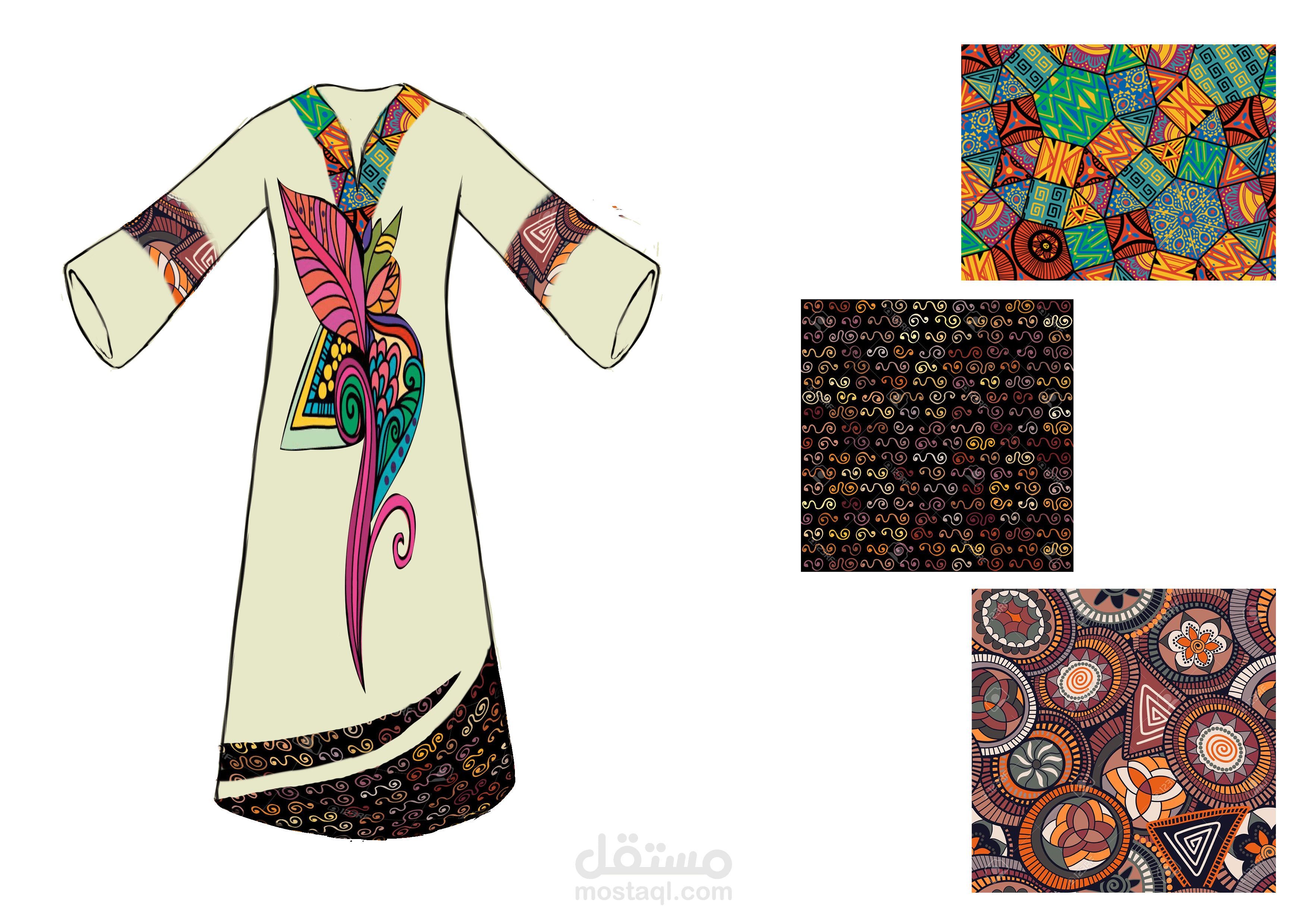 تصميم عباءات/جلباب