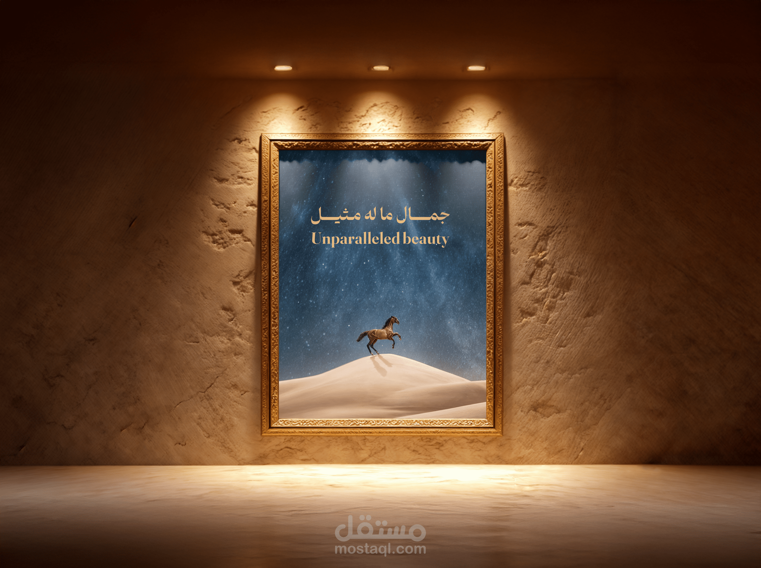 مشروع عبيّة إنتاج صور متعددة للخيل العربي