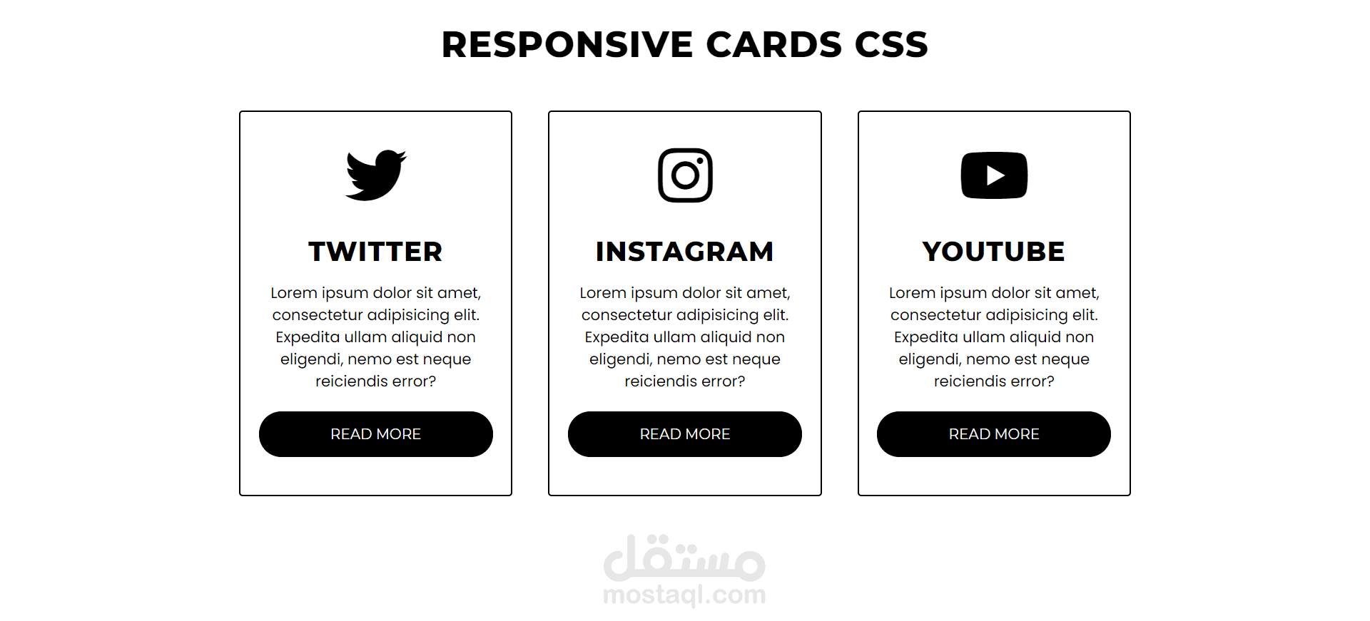 RESPONSIVE CARDS CSS
