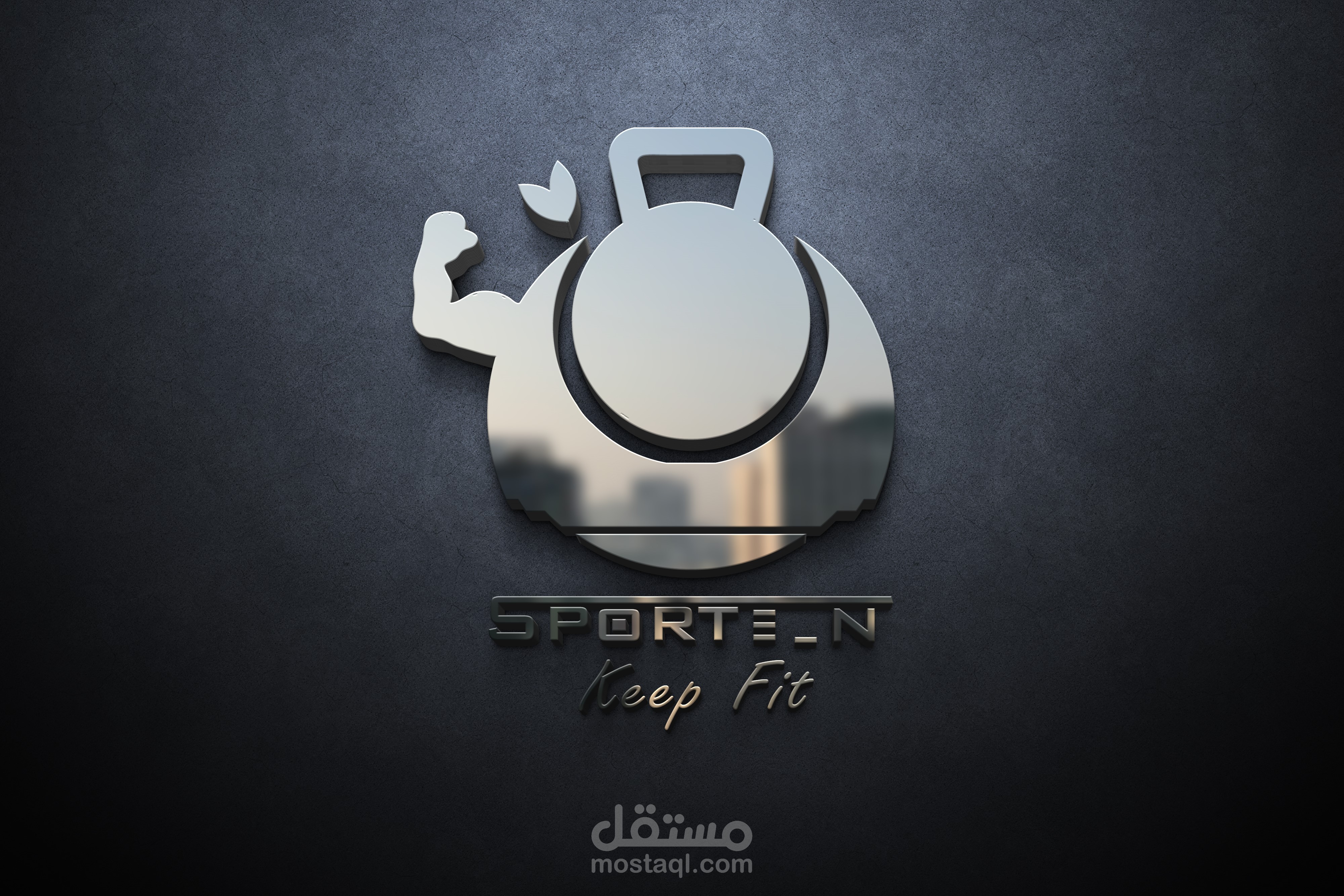 لوجو ثالث خاص بصفحة إنستجرام ( Sport3_n ) المتخصصة في التغذية والبرامج التدريبية والتحفيز الرياضي