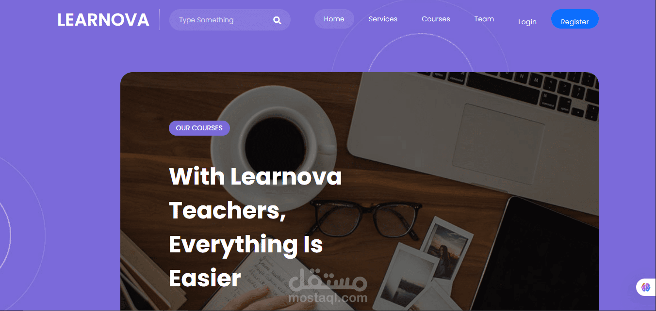 منصة تعليمية – Learnova
