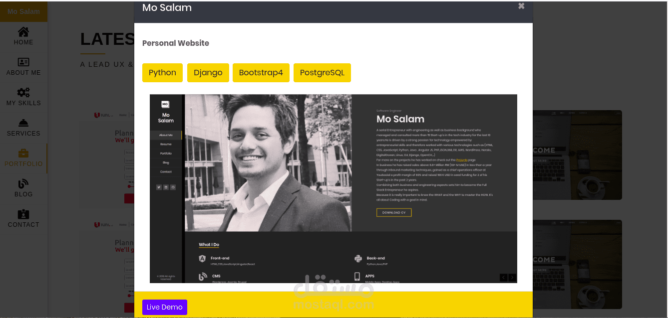 project Show Case - Frontend
