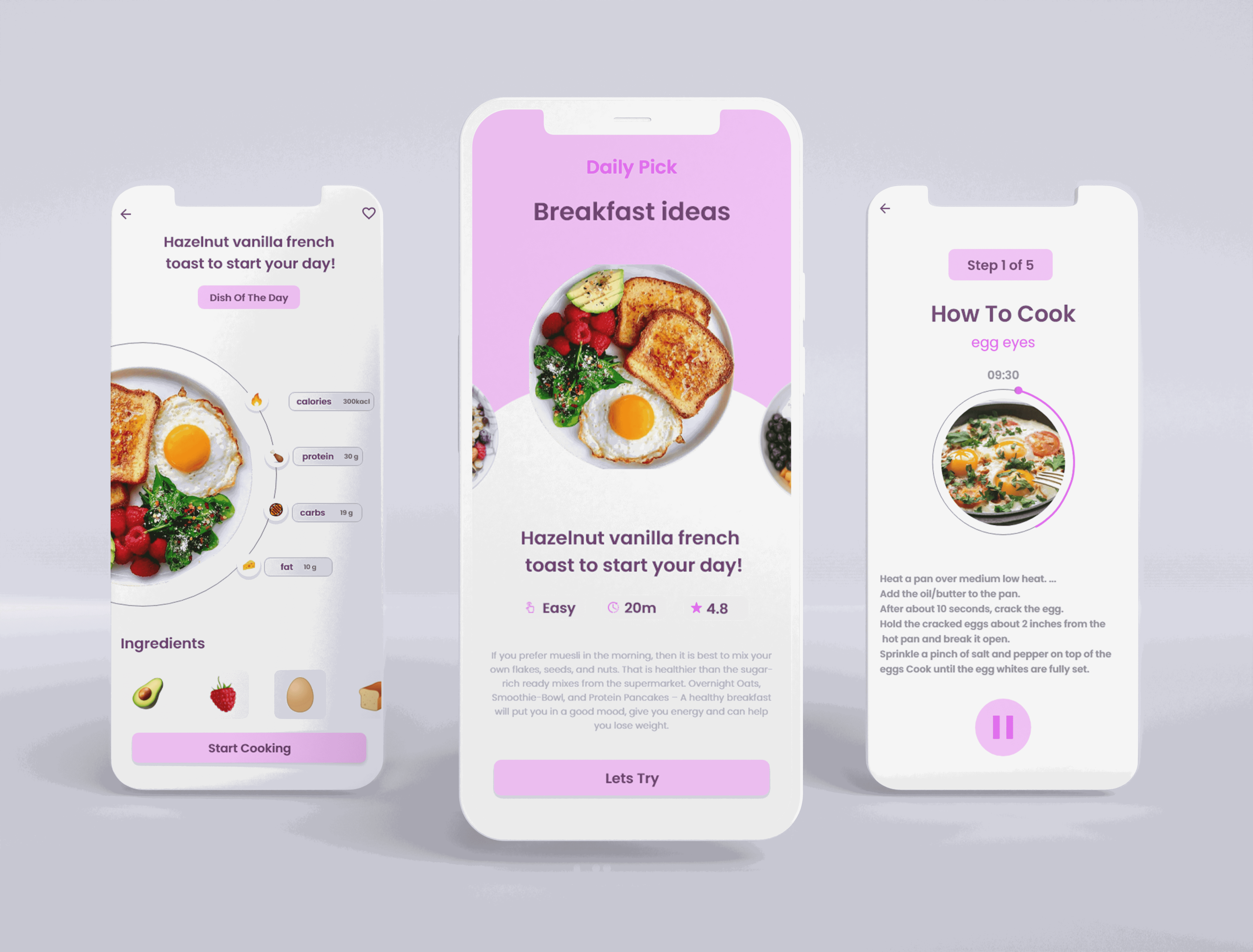 healthy recipes app