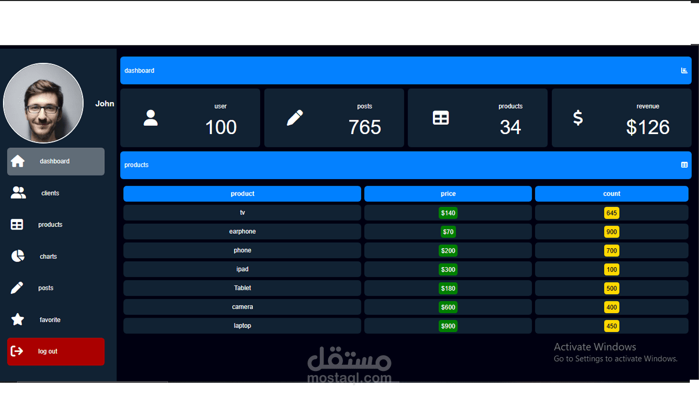 Dashboard