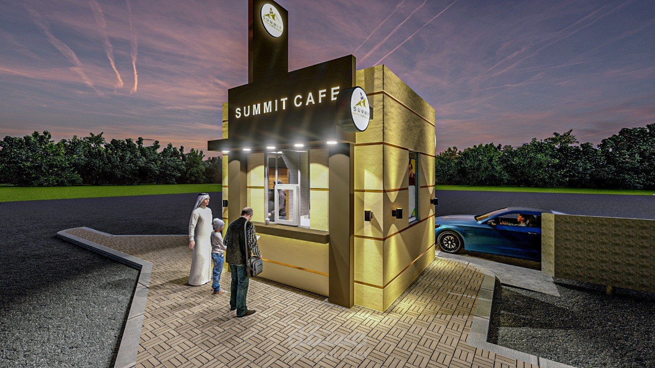 cafe with drive thru