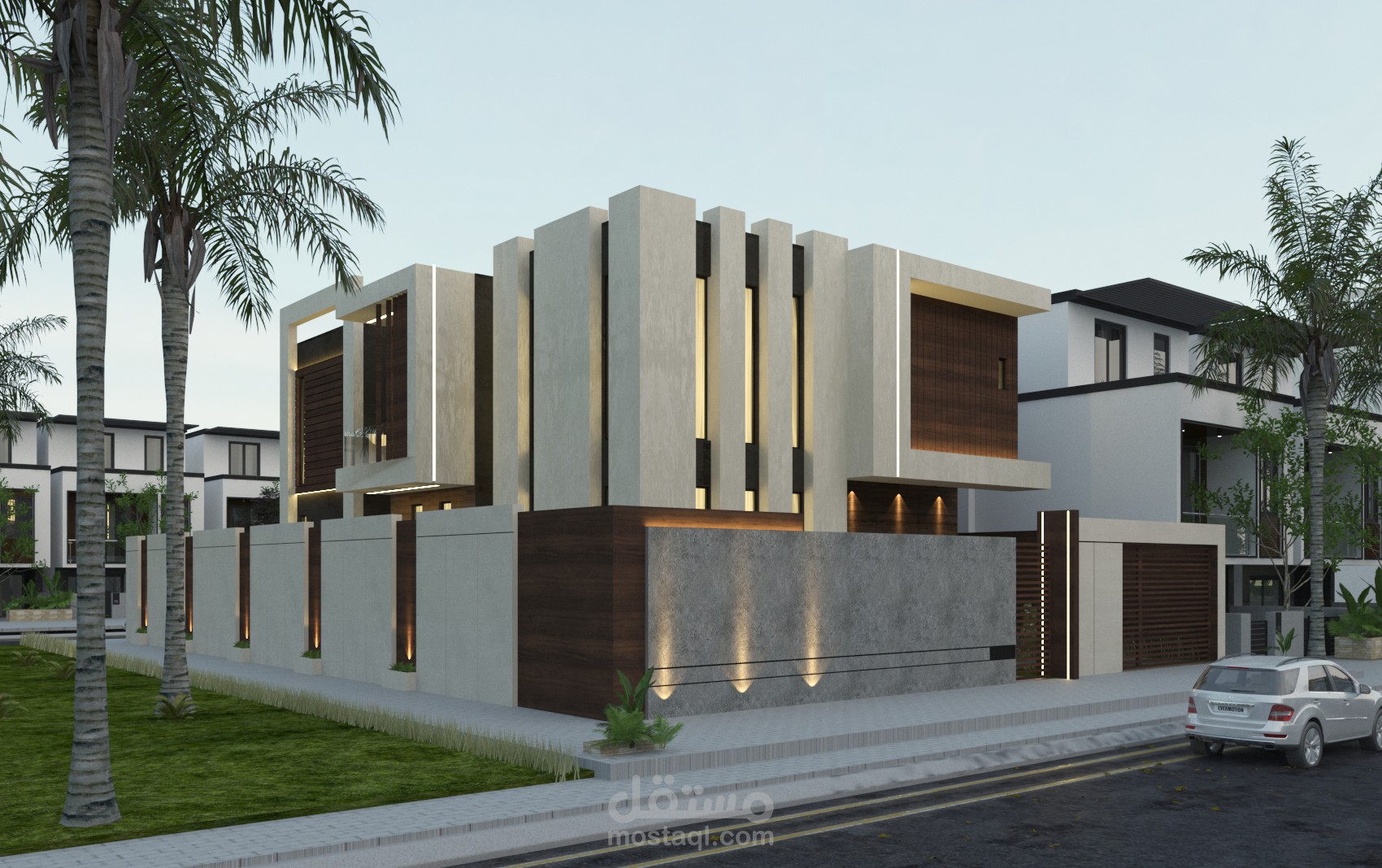 واجهة فيلا مودرن