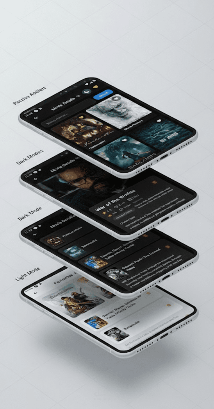 Moveria – تطبيق أفلام React Native (TMDB)