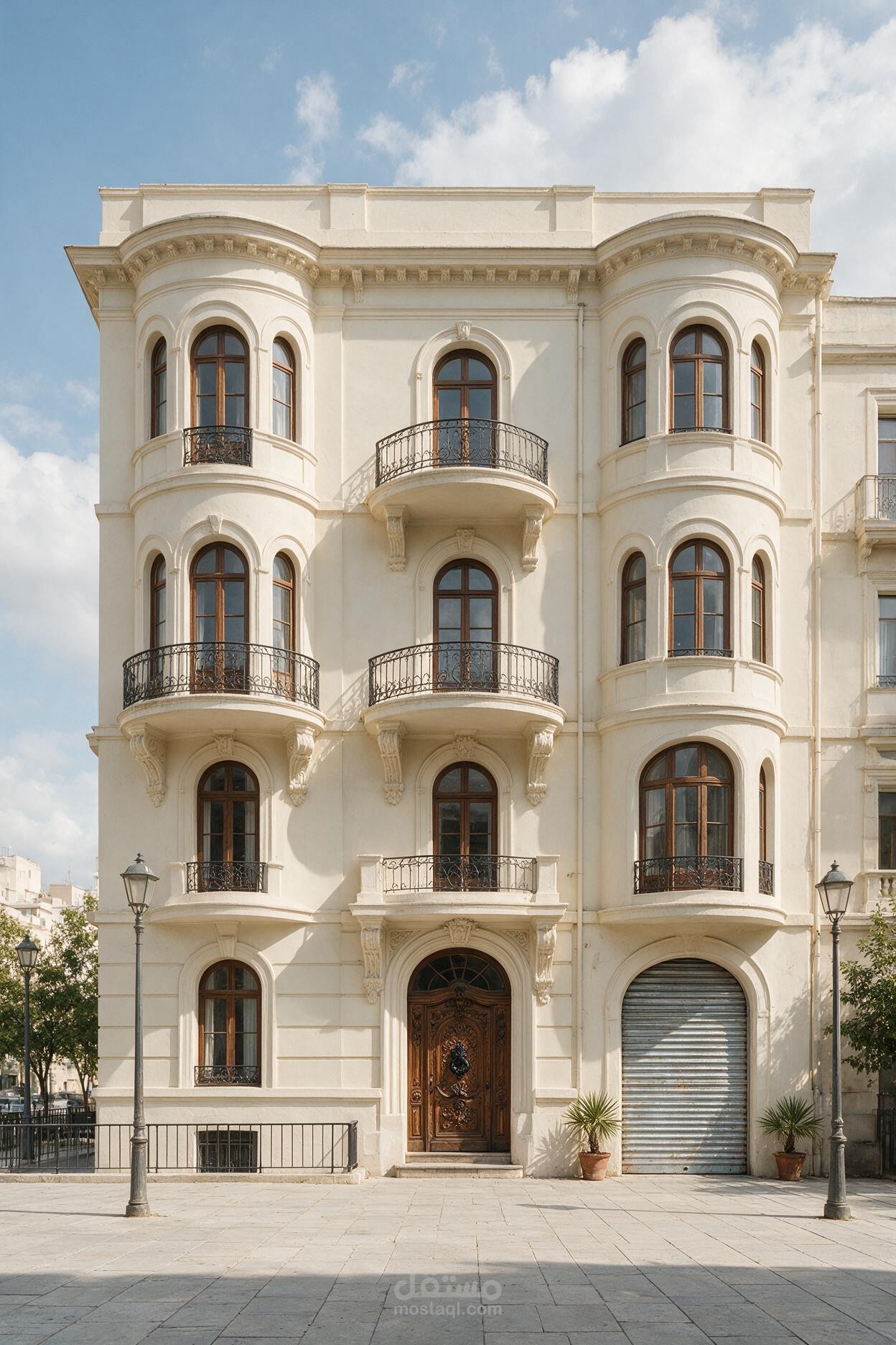واجهة عمارة سكنية