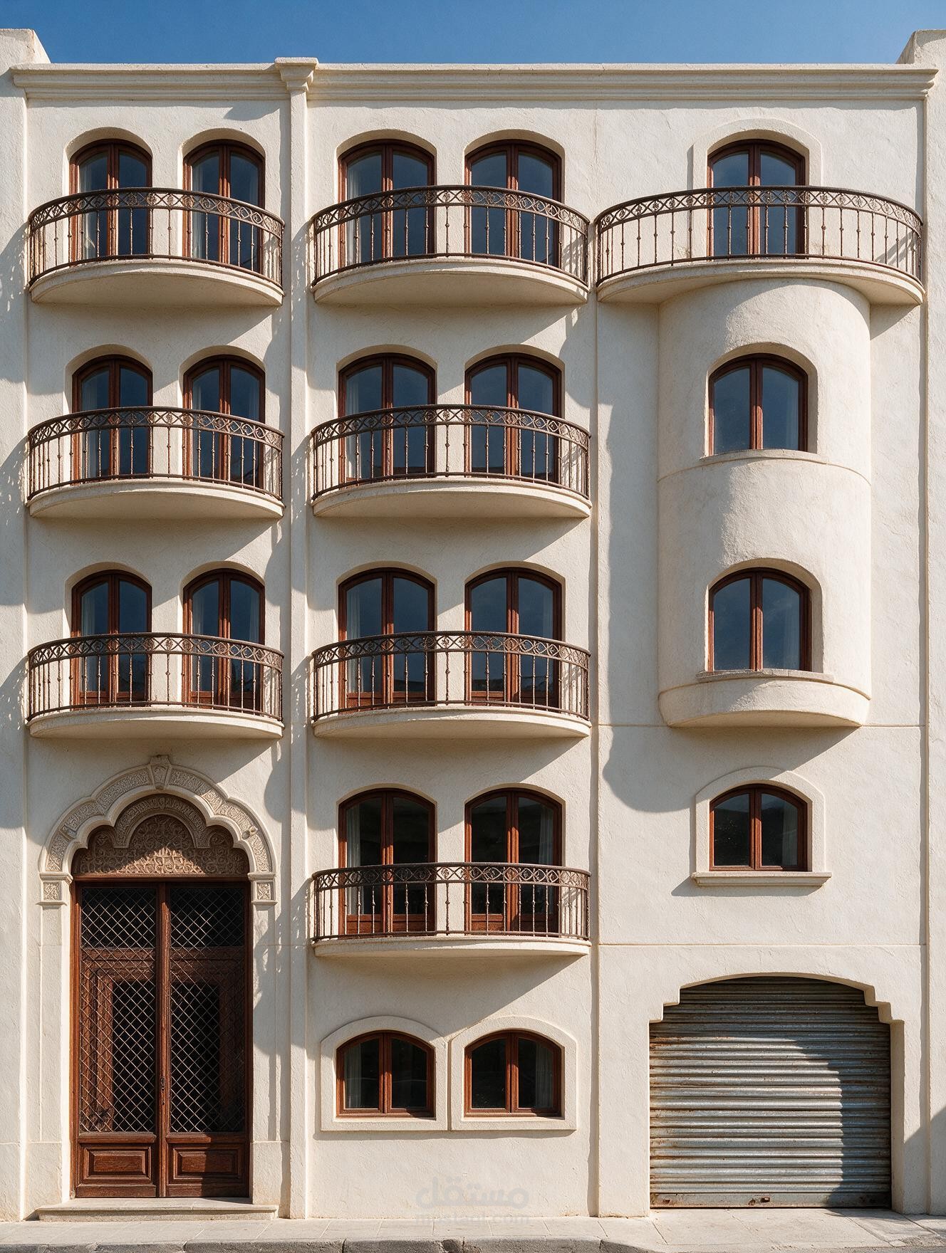 واجهة عمارة سكنية