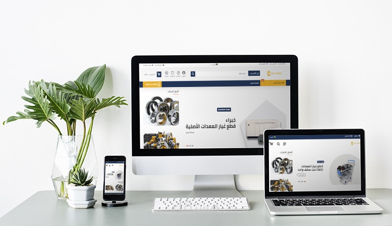 opencart : موقع لقطع غيار الماكينات الصناعية eqpspare