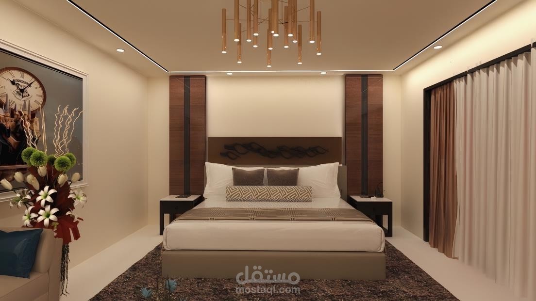 تصميم داخلي لغرفه نوم