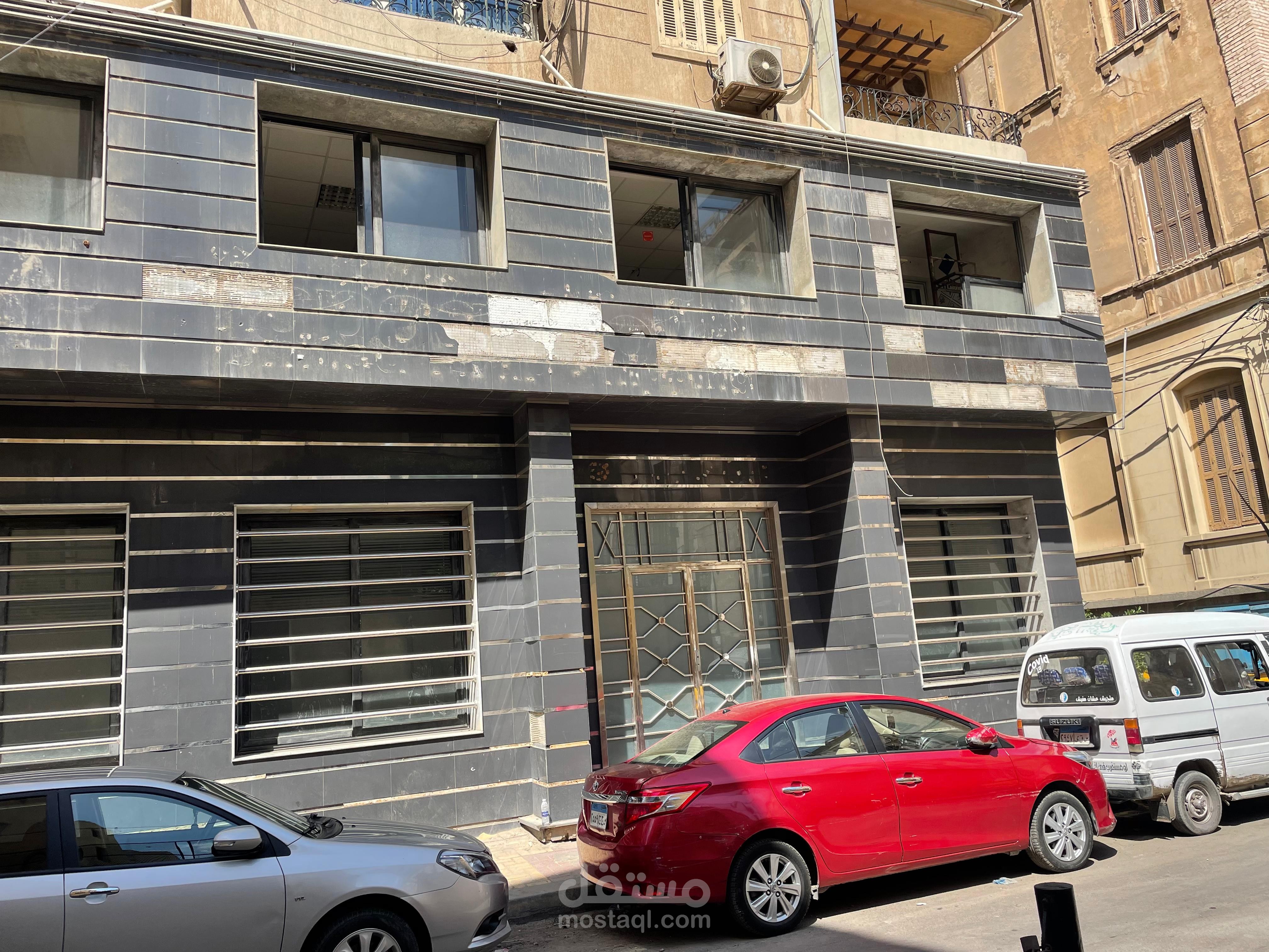 تعديل معمارى اواجهه شركه رافيمار المالك (رفيق عبد الناصر )اه للرئيس الراحل  جمال عبد الناصر