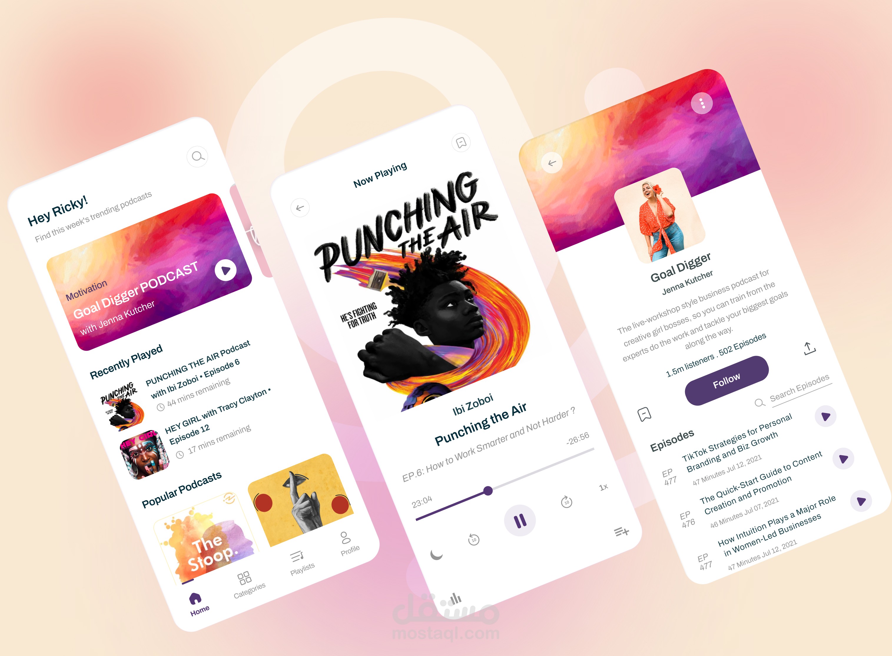Redesign Podcast App