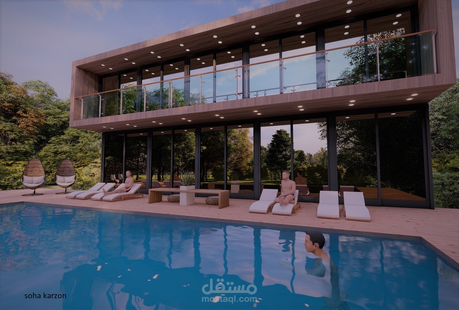 تصميم شاليه