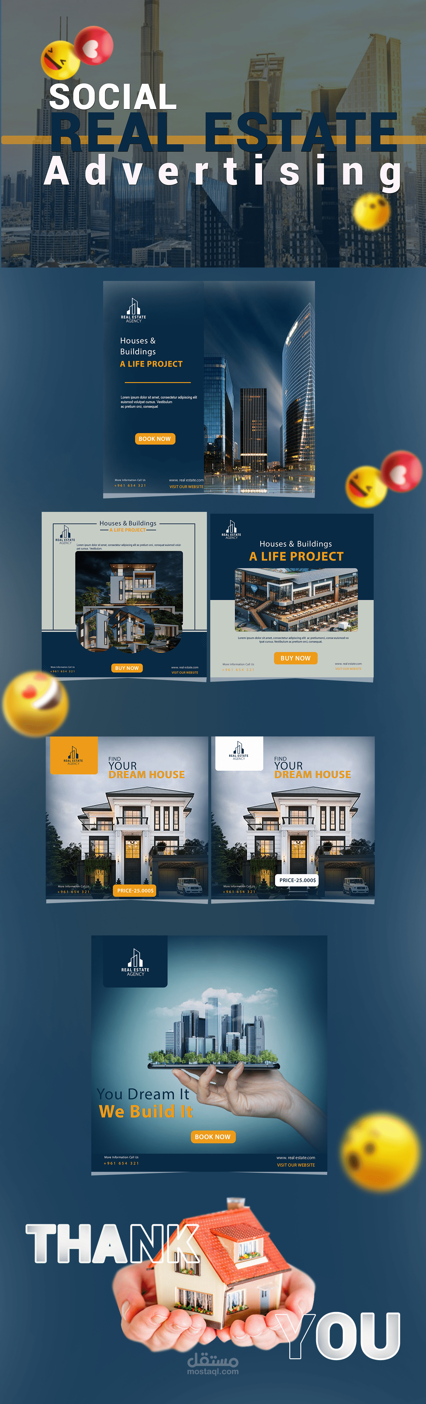 real estate social media adversitig