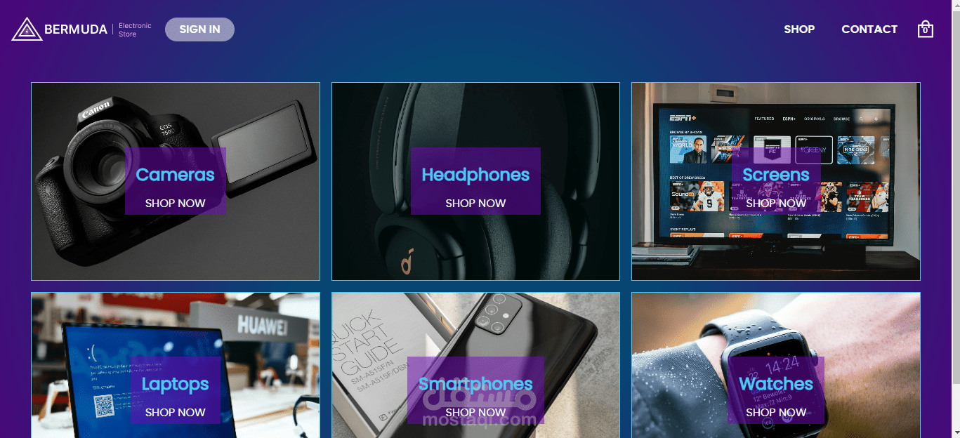 متجر برمودا الالكتروني -  Bermuda Electronic Store