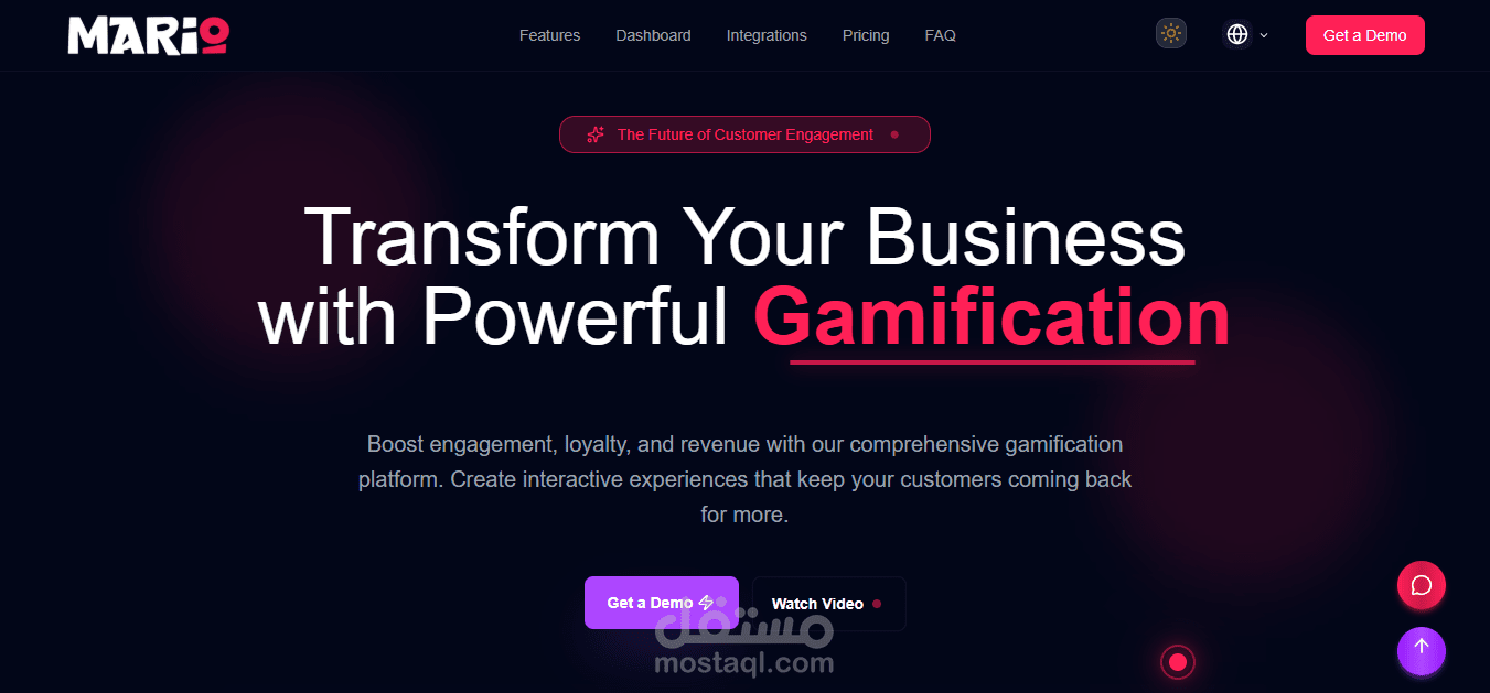 mario gamification platform