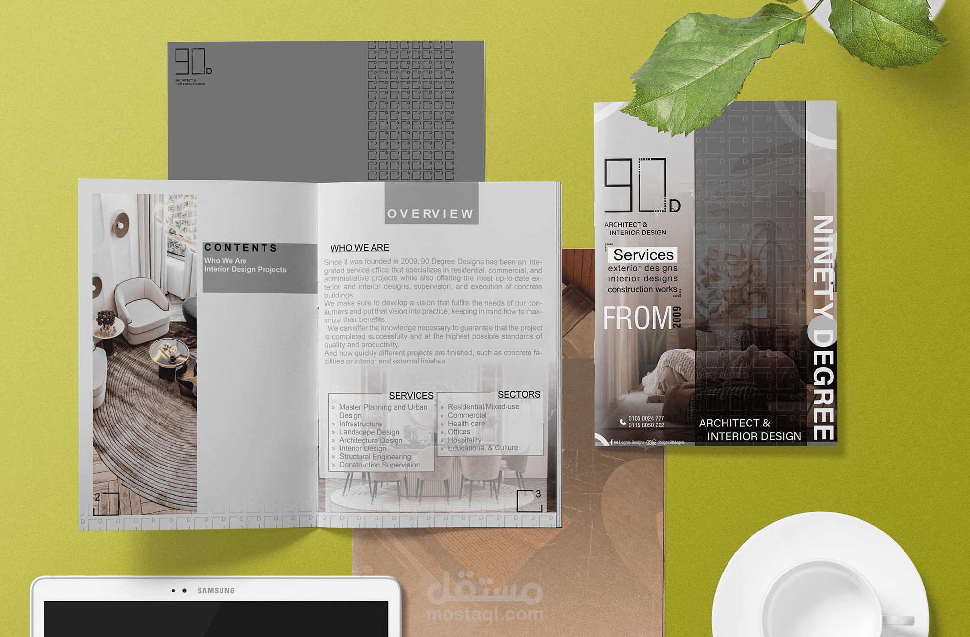 بروفايل لشركة 90 دجري المعمارية