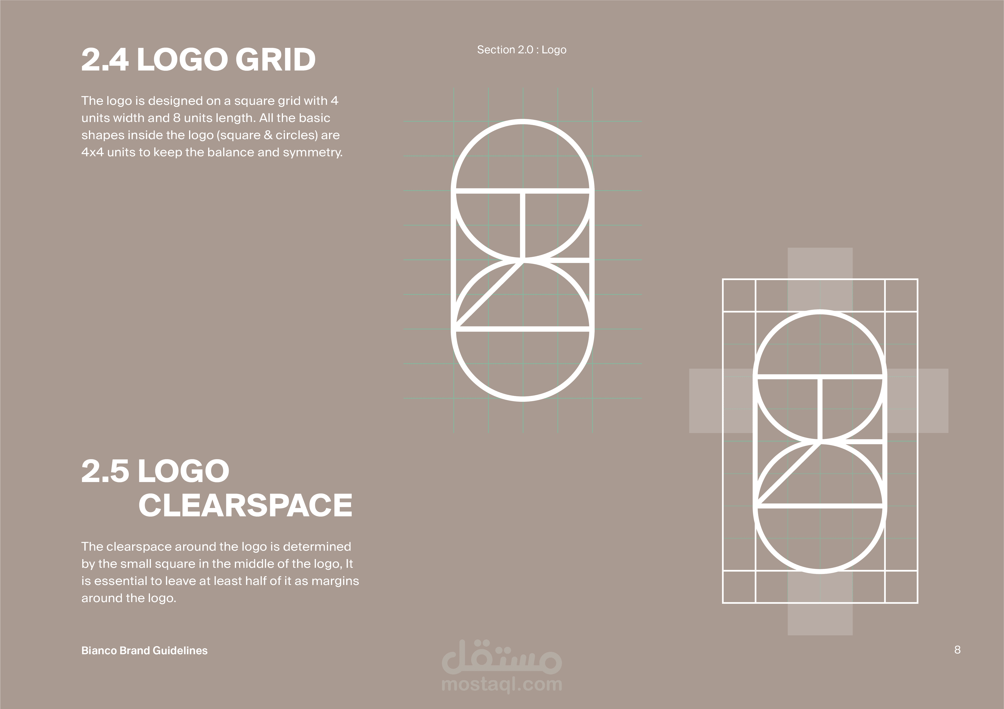تصميم شعار والجايد لاين لشركة عقارات