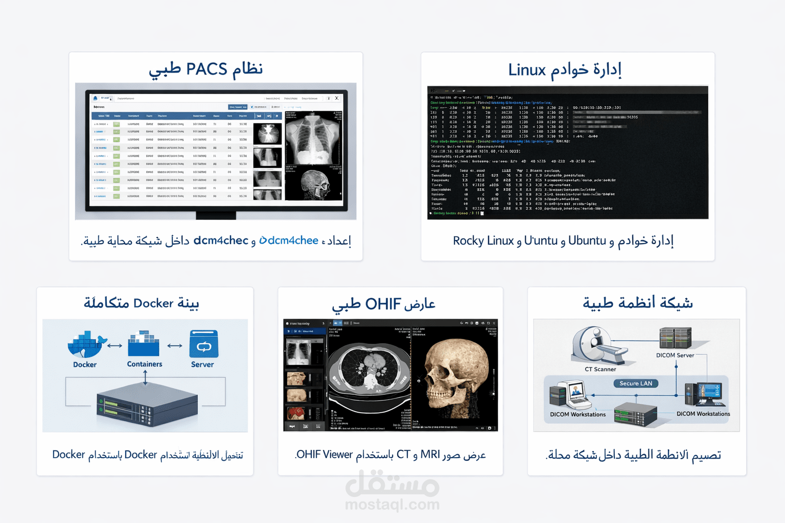 أنظمة PACS / Orthanc / dcm4chee