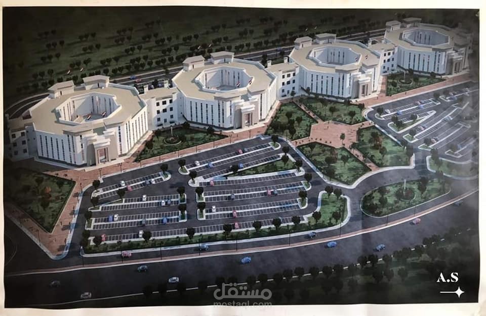 مبنى التعامل مع الجمهور بالكيان العسكرى