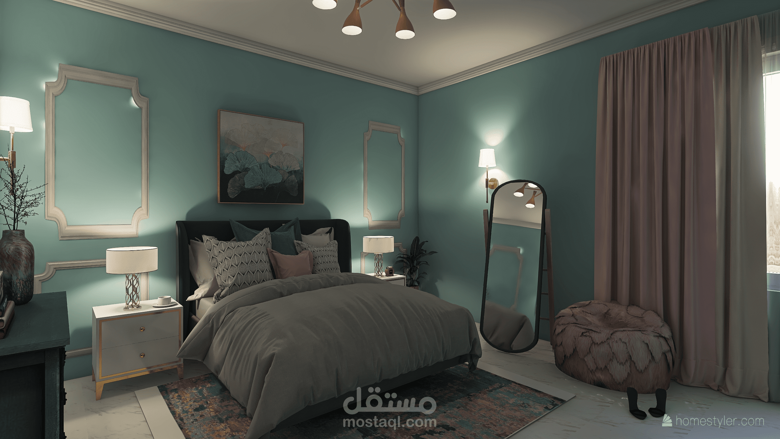 تصميم غرفة بنت