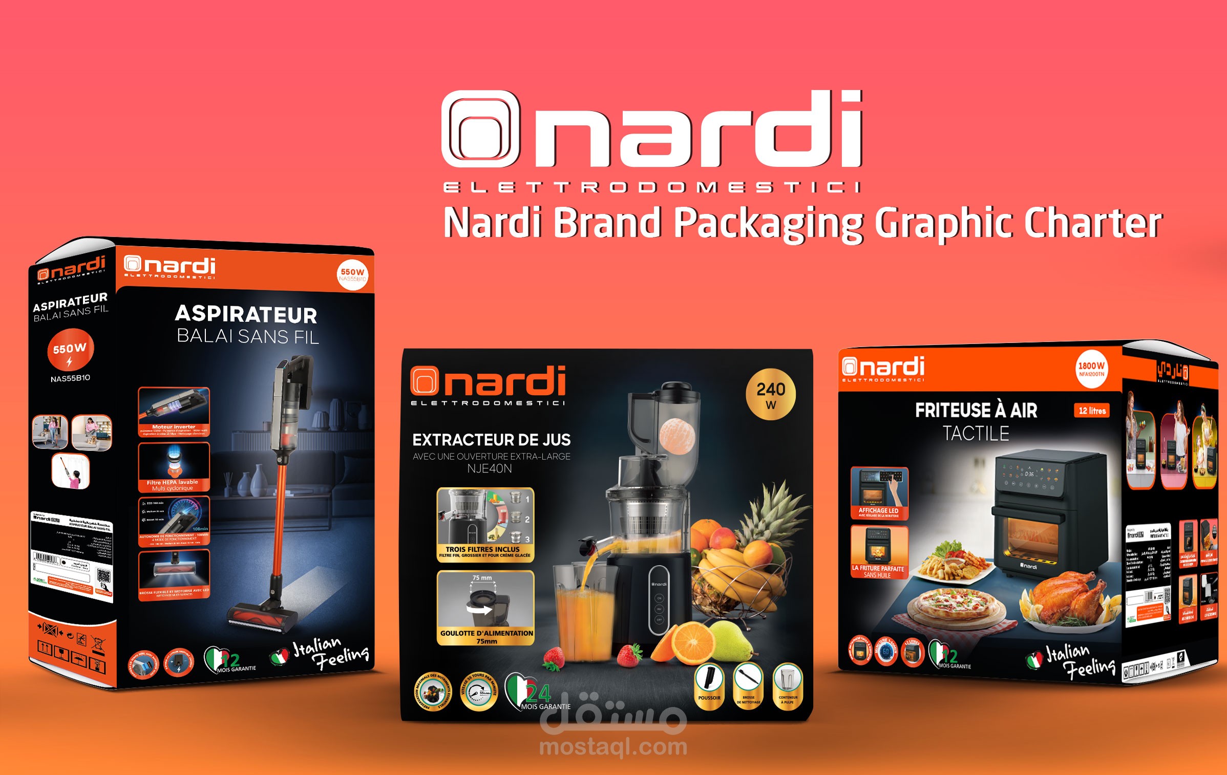 NARDI brand packaging graphic charter