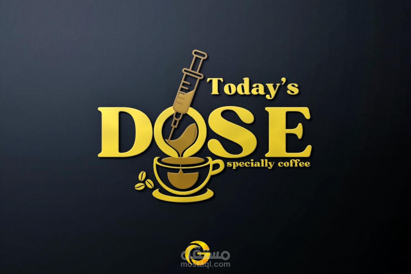 Today's dose specifically Coffee logo design