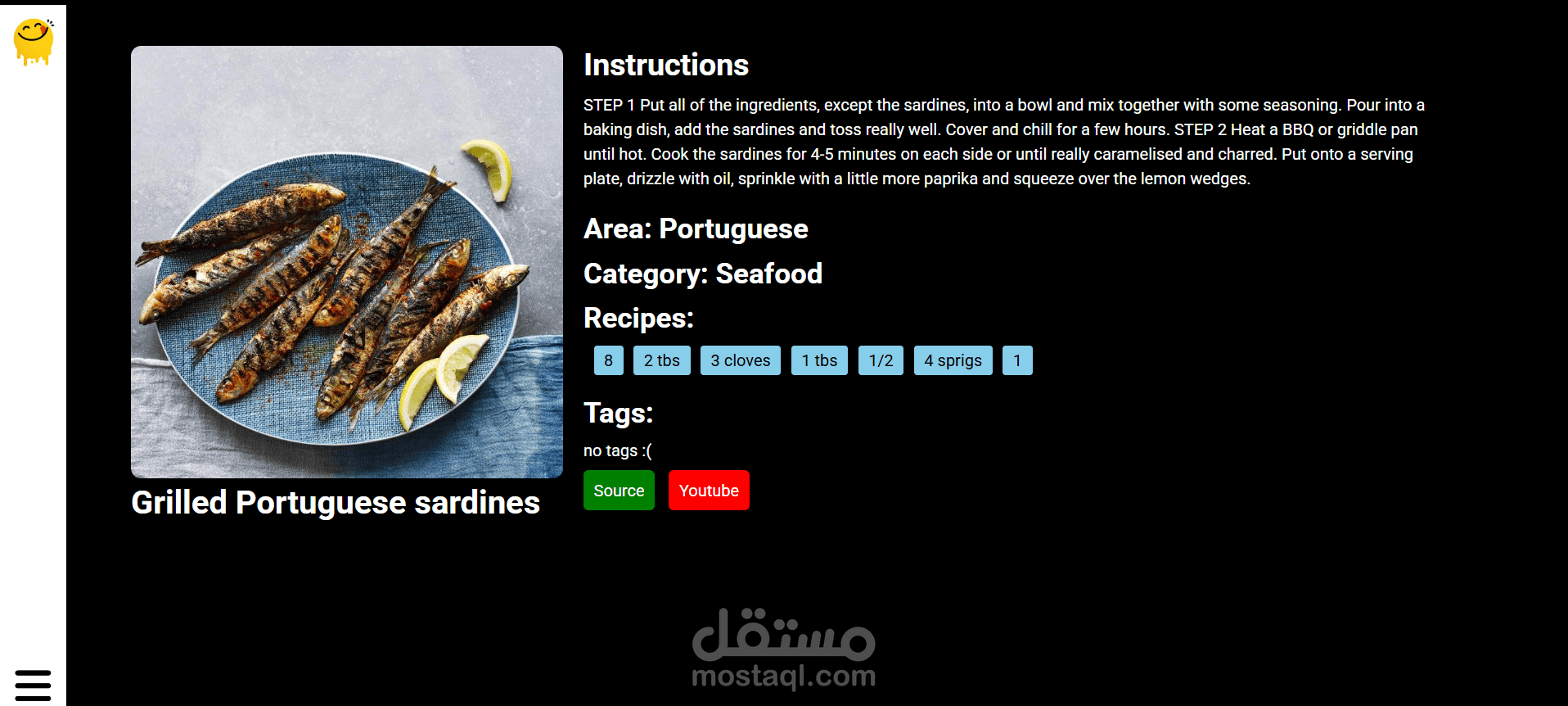 Yummy Project Description