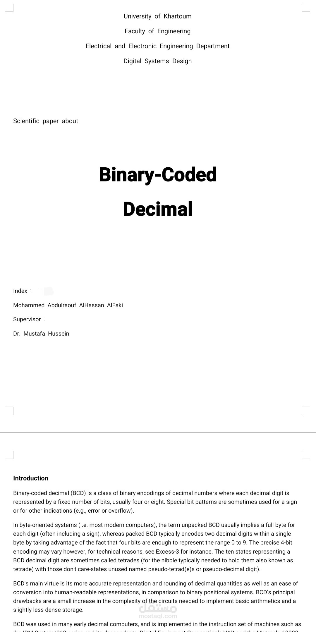 Binary-Coded Decimal