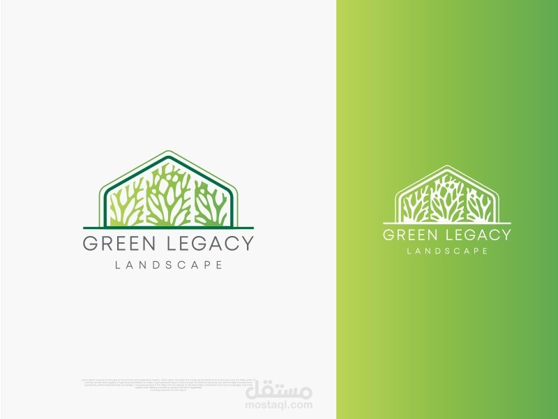 بعض أعمال الإلهام البصري لتصميم الشعارات