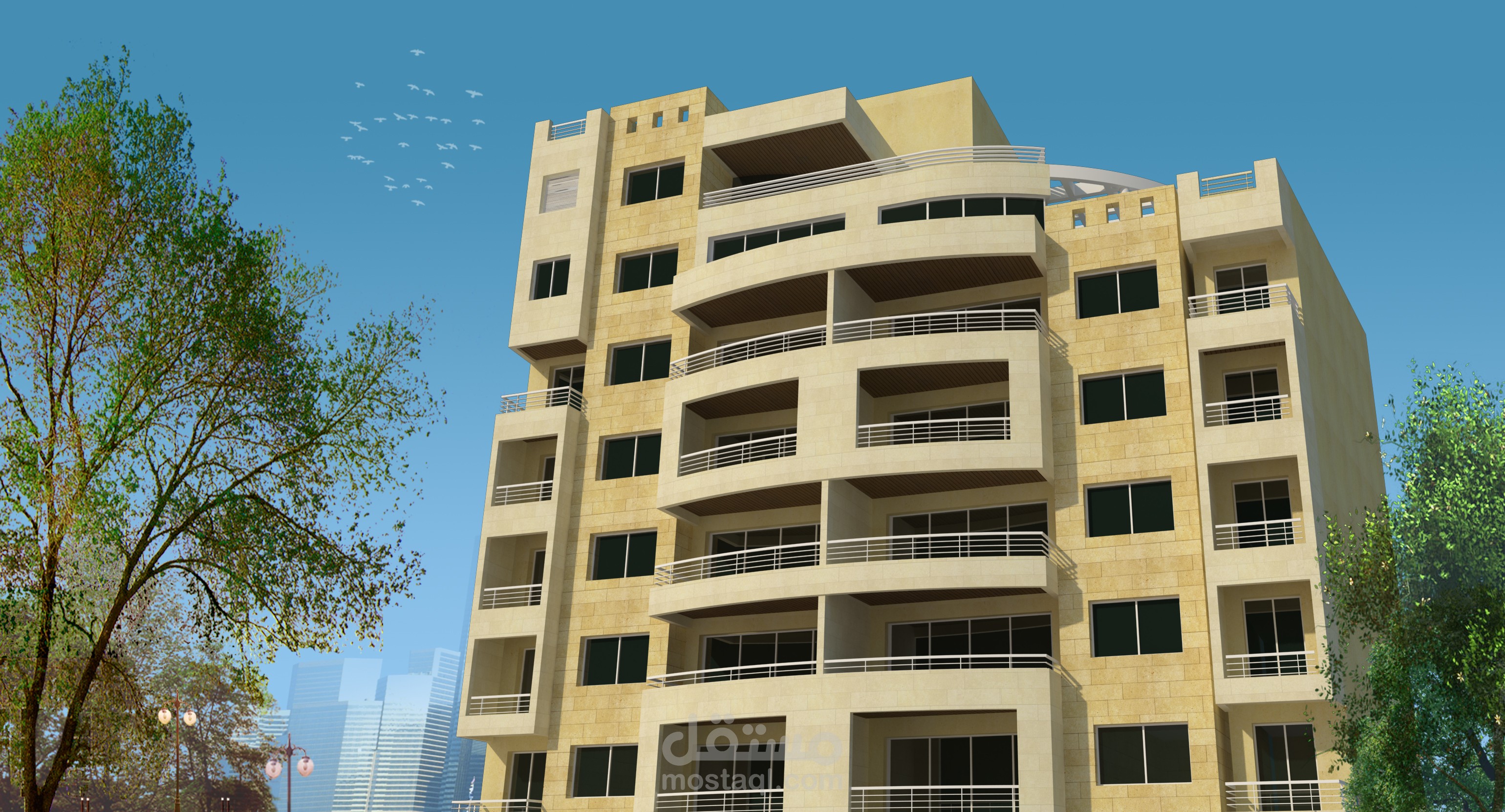 تصميم مبنى سكني
