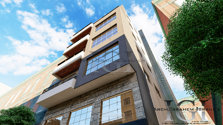 بناء سكني متعدد الاستخدام