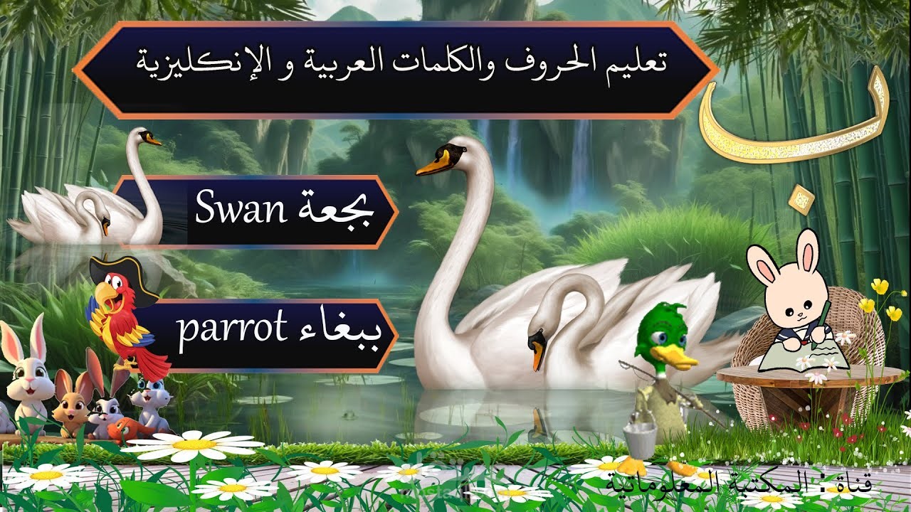 مشروع : تعليم الحروف والكلمات العربية و الإنكليزية  لطفلك Learn Arabic Alphabet And English words