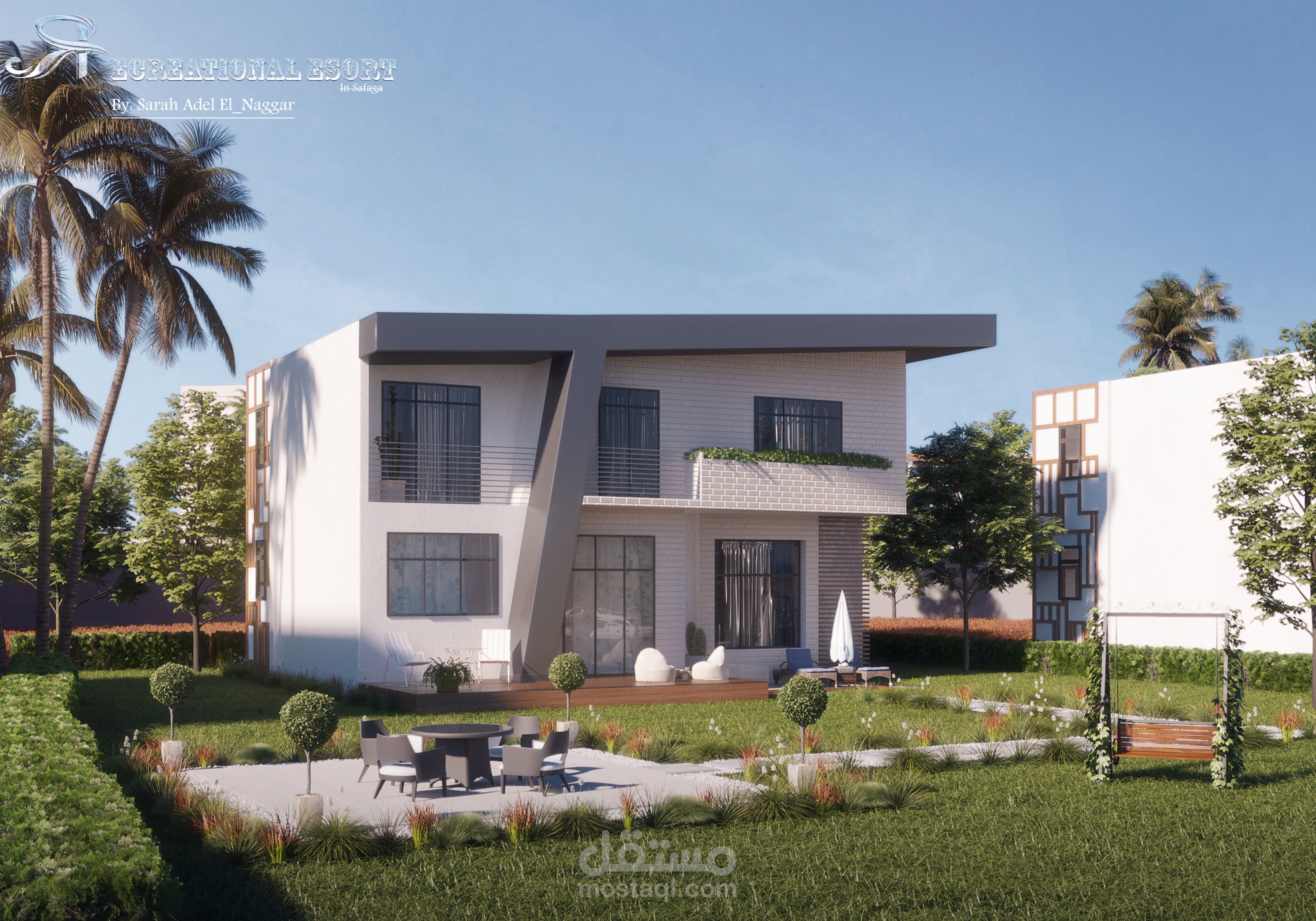 تصميم خارجى لفيلا