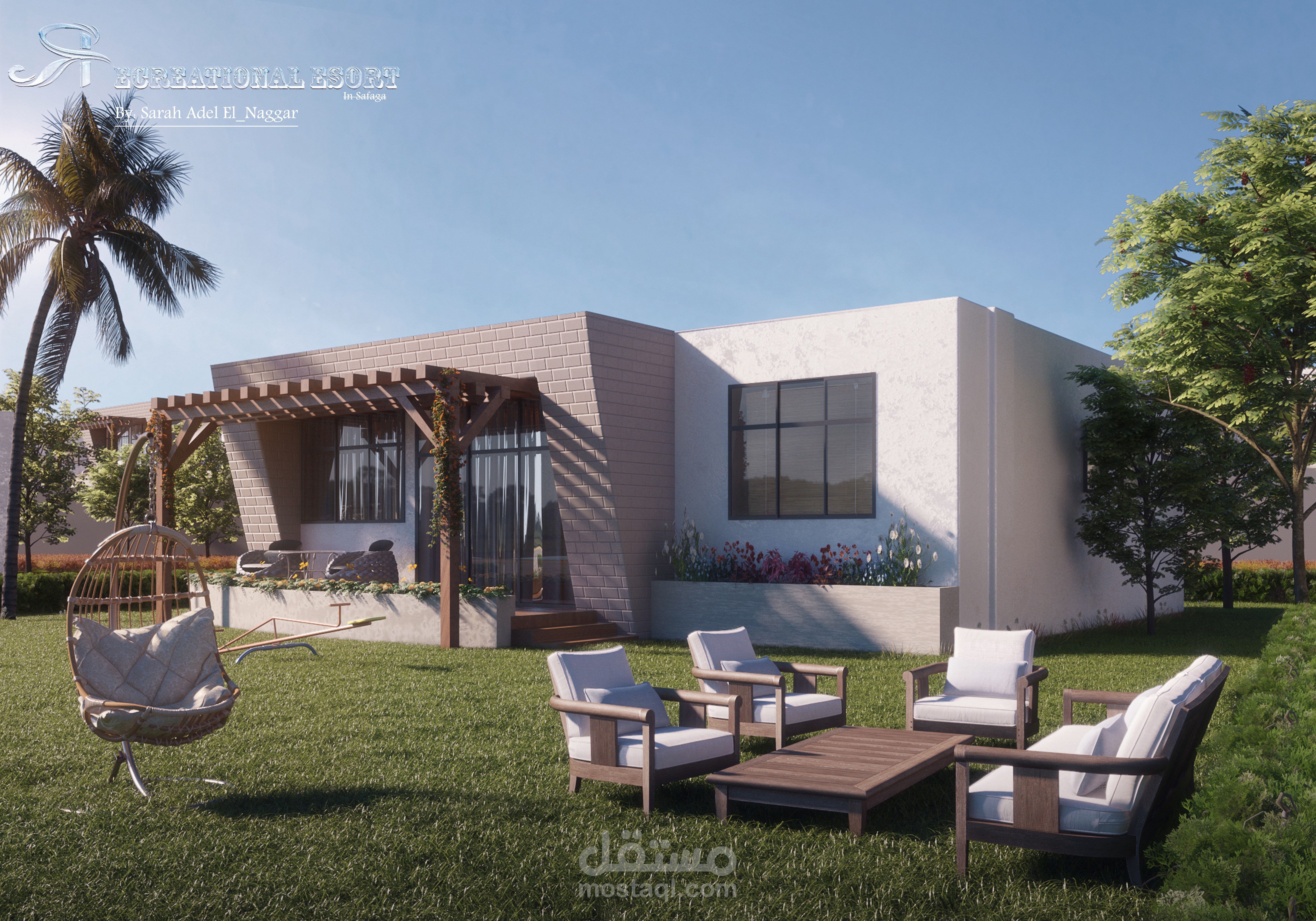 تصميم خارجى لشاليه