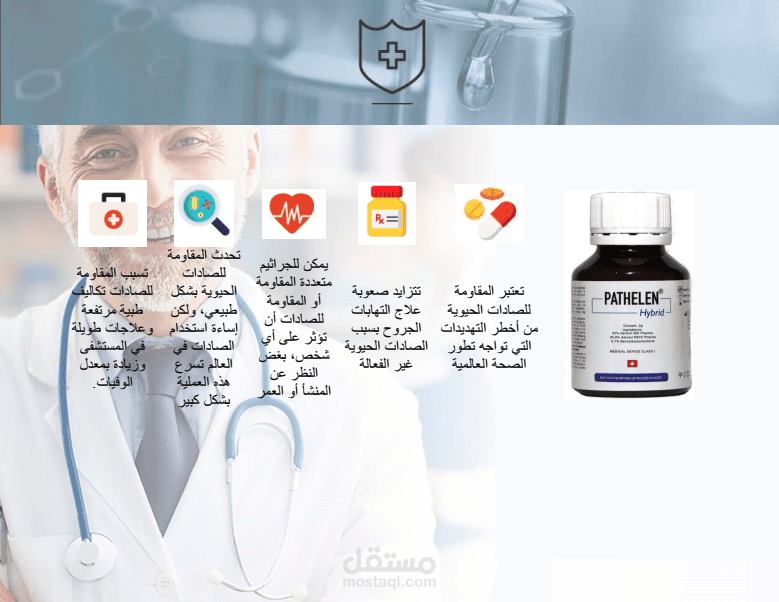 بروشور لشركة دوائية سويسرية