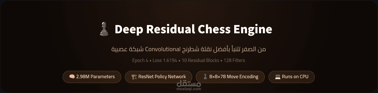 نموذج لعب شطرنج "يعمل على المعالج" بمتوسط تقييم ١٨٨٢