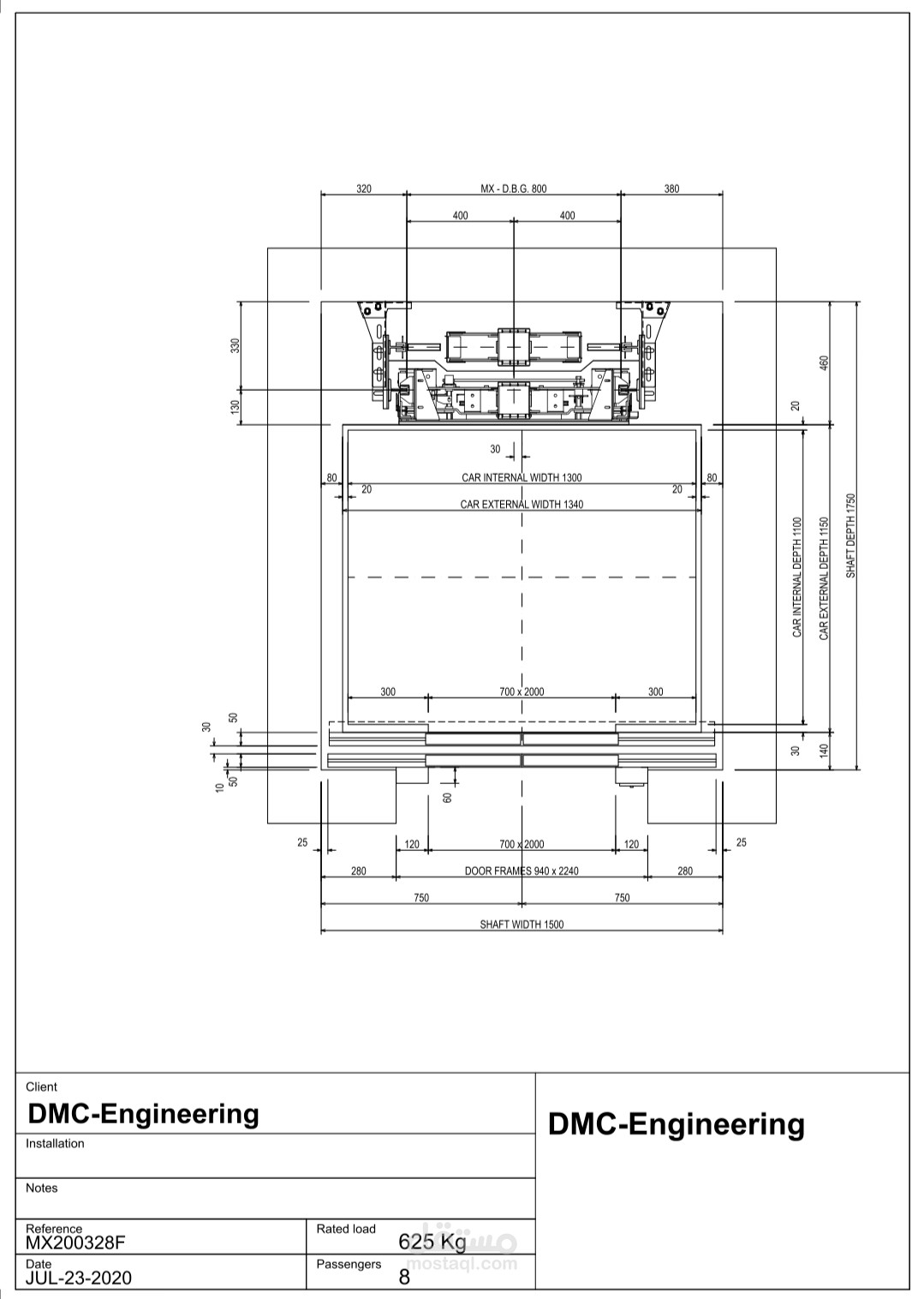 2d elevator design