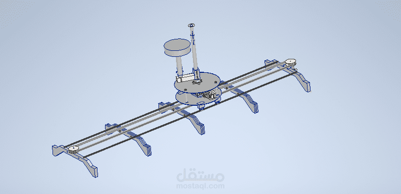 تصميم منصة كاميرا محمولة مع مصور (Dolly Camera Platform)