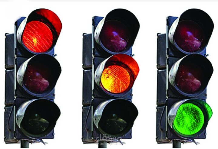 جزء من ترجمة أسئلة متعلقة بإشارات المرور