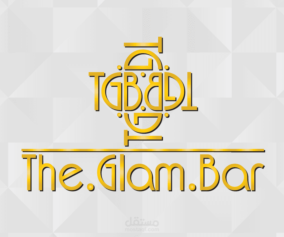 شعار  Logo for The Glam Bar