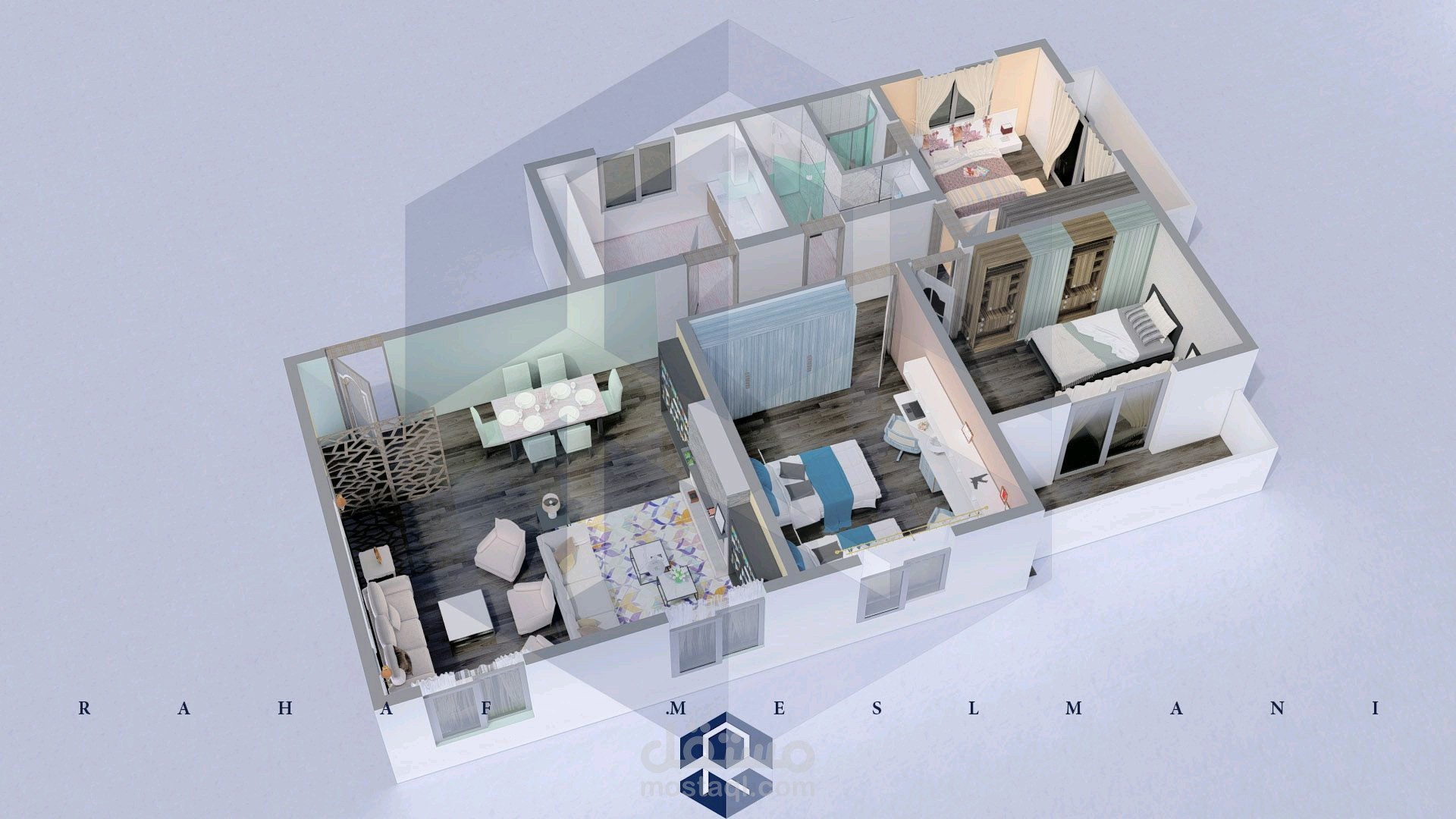 تصميم داخلي لشقة